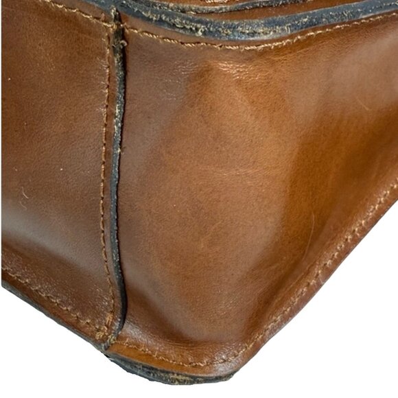 Patricia Nash Lari Denim & Leather Colorblock Crossbody Bag with Dust Bag - Picture 9 of 14